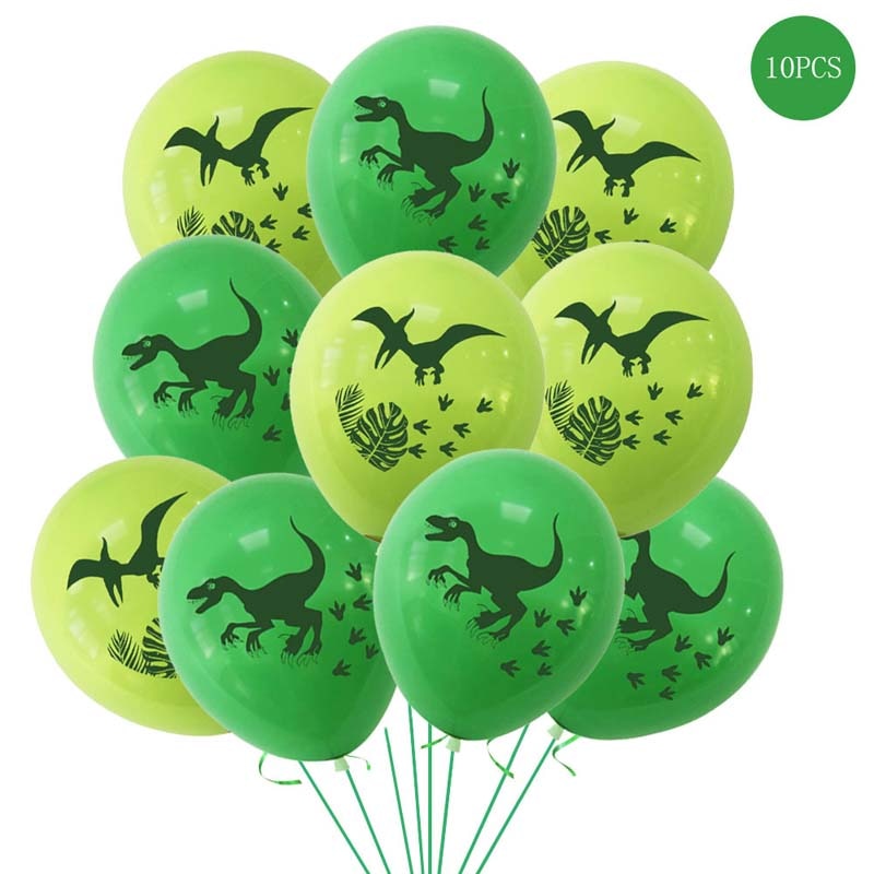 10pcs 12inch Jungle Wild Animal Party Supplies Birthday Decorations Latex White Balloons Kids Birthday Party Animal Balloons