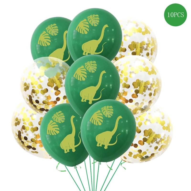 10pcs 12inch Jungle Wild Animal Party Supplies Birthday Decorations Latex White Balloons Kids Birthday Party Animal Balloons