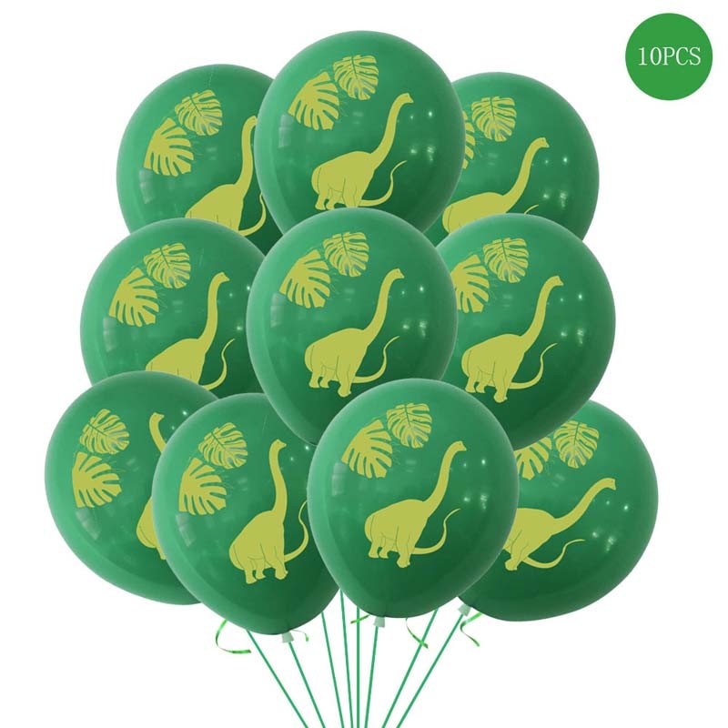 10pcs 12inch Jungle Wild Animal Party Supplies Birthday Decorations Latex White Balloons Kids Birthday Party Animal Balloons