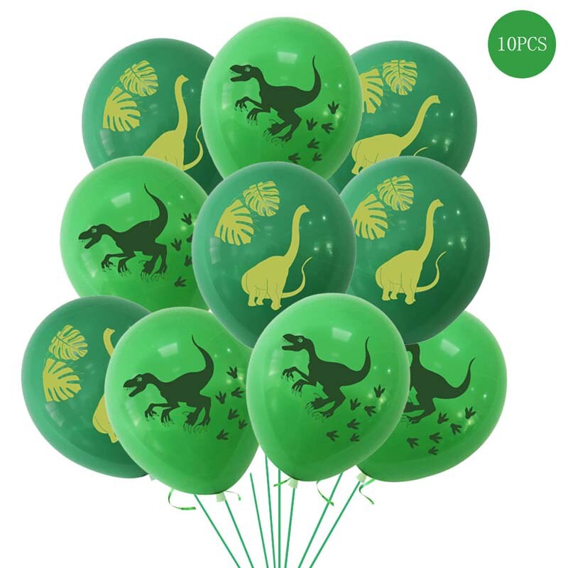 10pcs 12inch Jungle Wild Animal Party Supplies Birthday Decorations Latex White Balloons Kids Birthday Party Animal Balloons