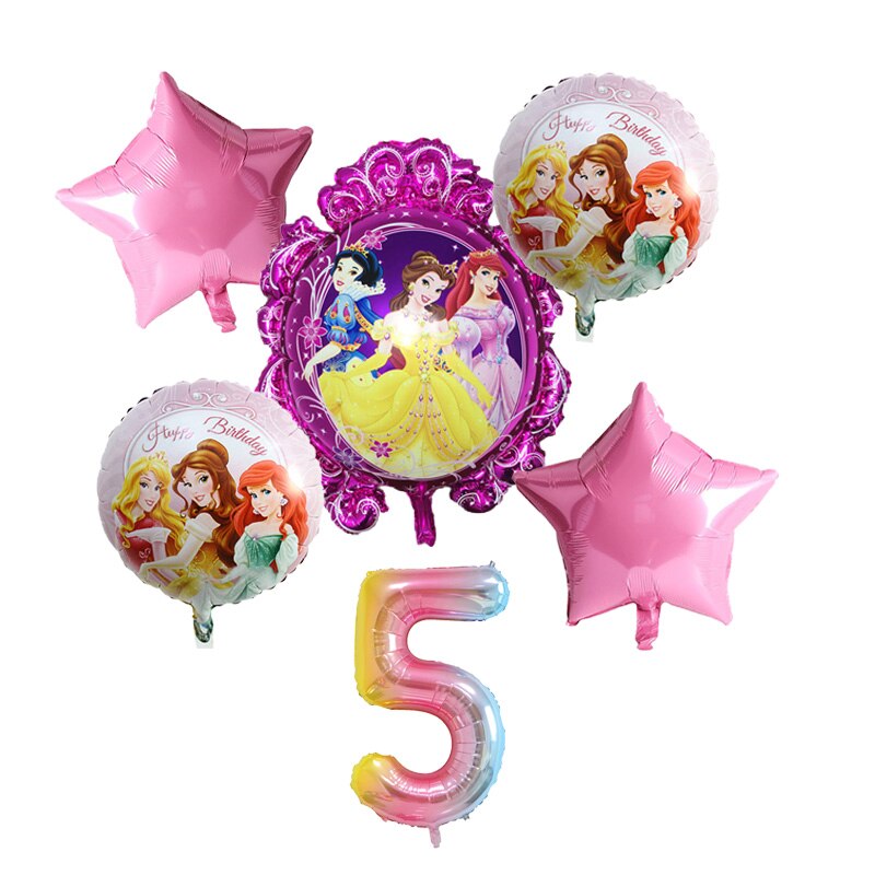 Disney Princess Happy Girl Child Birthday Theme Party Decoration Set Party Supplies Cup Plate Banner Hat Straw Loot Bag Cake Dec