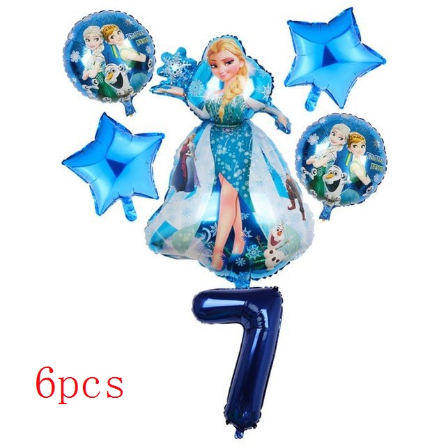 Disney Frozen Princess Elsa Foil Balloons18inch Birthday Helium Balloon Baby Shower Party Globos Kid's Toy Gifts Girls