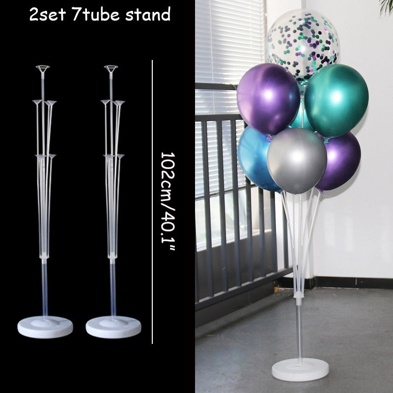 Girl Birthday Party Balloons Stand Balloon Holder Plastic Balloon Stick Birthday Party Decorations Wedding Balloon Baby Shower