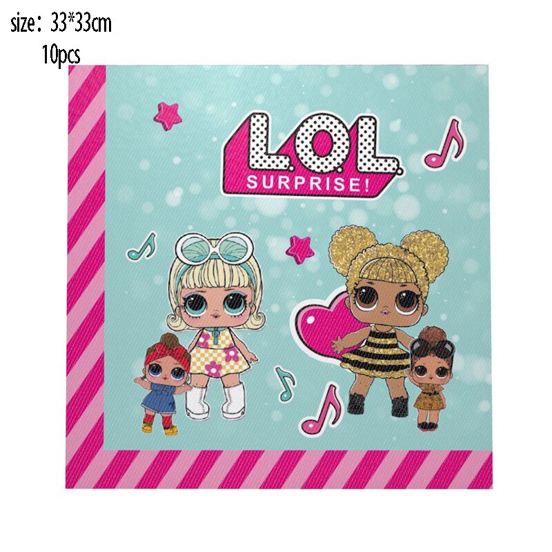 Genuine LOL SURPRISE dolls Birthday Party Themes Anime Figure Original lols dolls Decoration Supplies for girl's birthday gifts