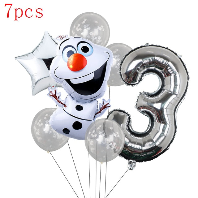 Disney Frozen Princess Elsa Foil Balloons18inch Birthday Helium Balloon Baby Shower Party Globos Kid's Toy Gifts Girls