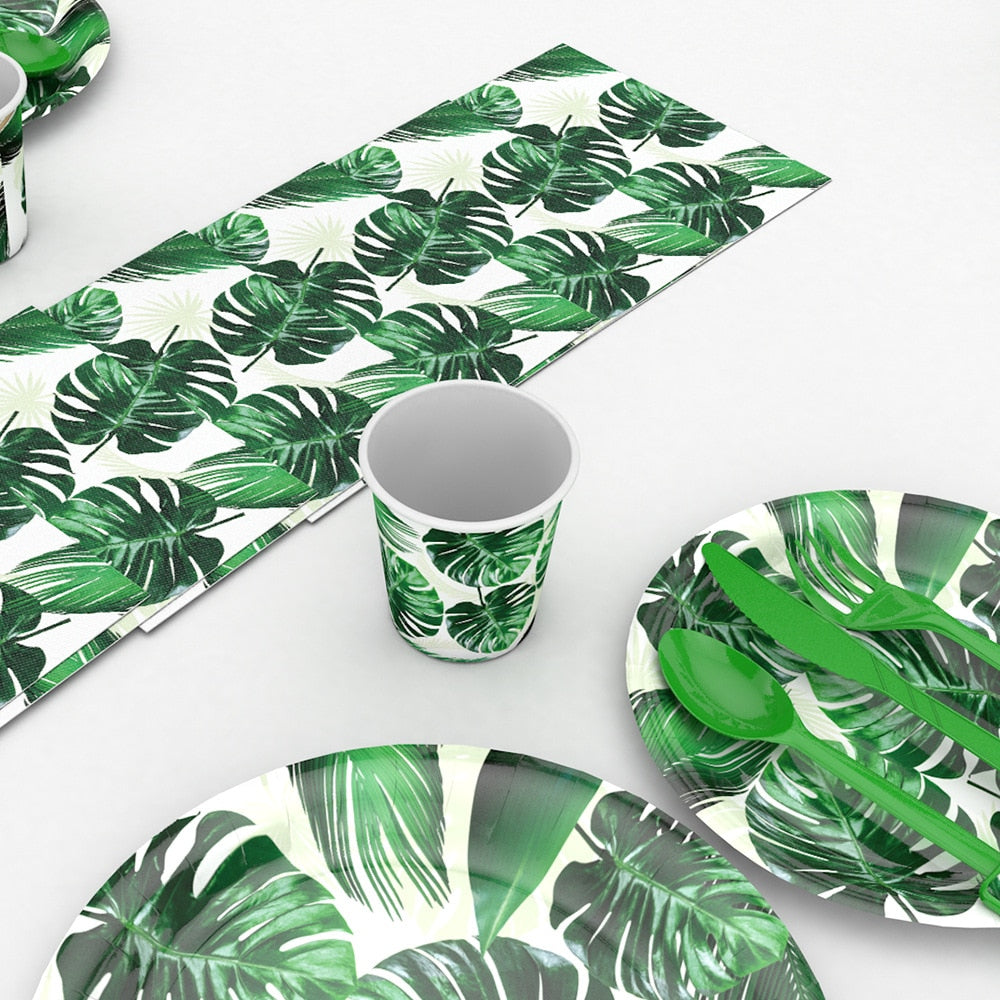 Turtle Leaf Decor Hawaii Party Happy Summer Birthday Party Decor Safari Jungle Tropical Theme Decor Dinosaur Theme Parti Decor