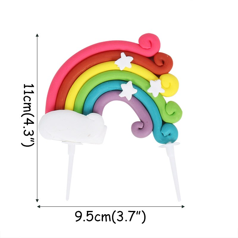 Rainbow Unicorn eyelashes horn Cake Topper Birthday Party Decor Unicornio Baby Shower First Birthday unicorn party decoration