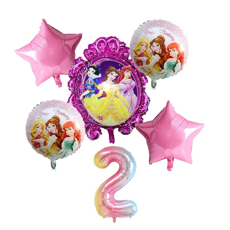 Disney Princess Happy Girl Child Birthday Theme Party Decoration Set Party Supplies Cup Plate Banner Hat Straw Loot Bag Cake Dec