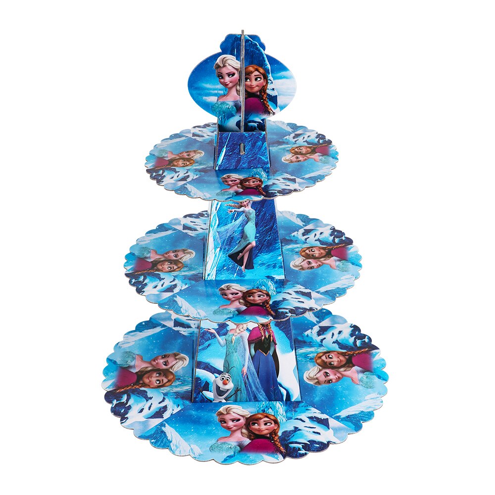 Frozen Anna Elsa Princess Birthday Party Decorations Kids Disposable Tableware Cup Plate Napkin Straw Baby Shower Supplies Event