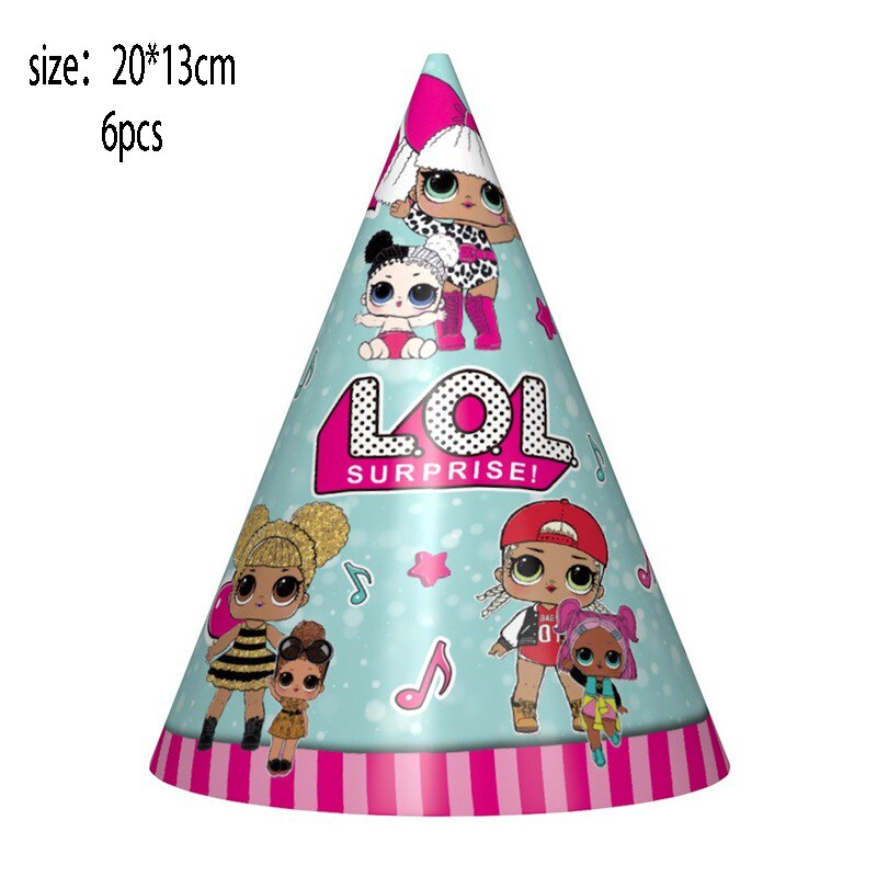 Genuine LOL SURPRISE dolls Birthday Party Themes Anime Figure Original lols dolls Decoration Supplies for girl's birthday gifts