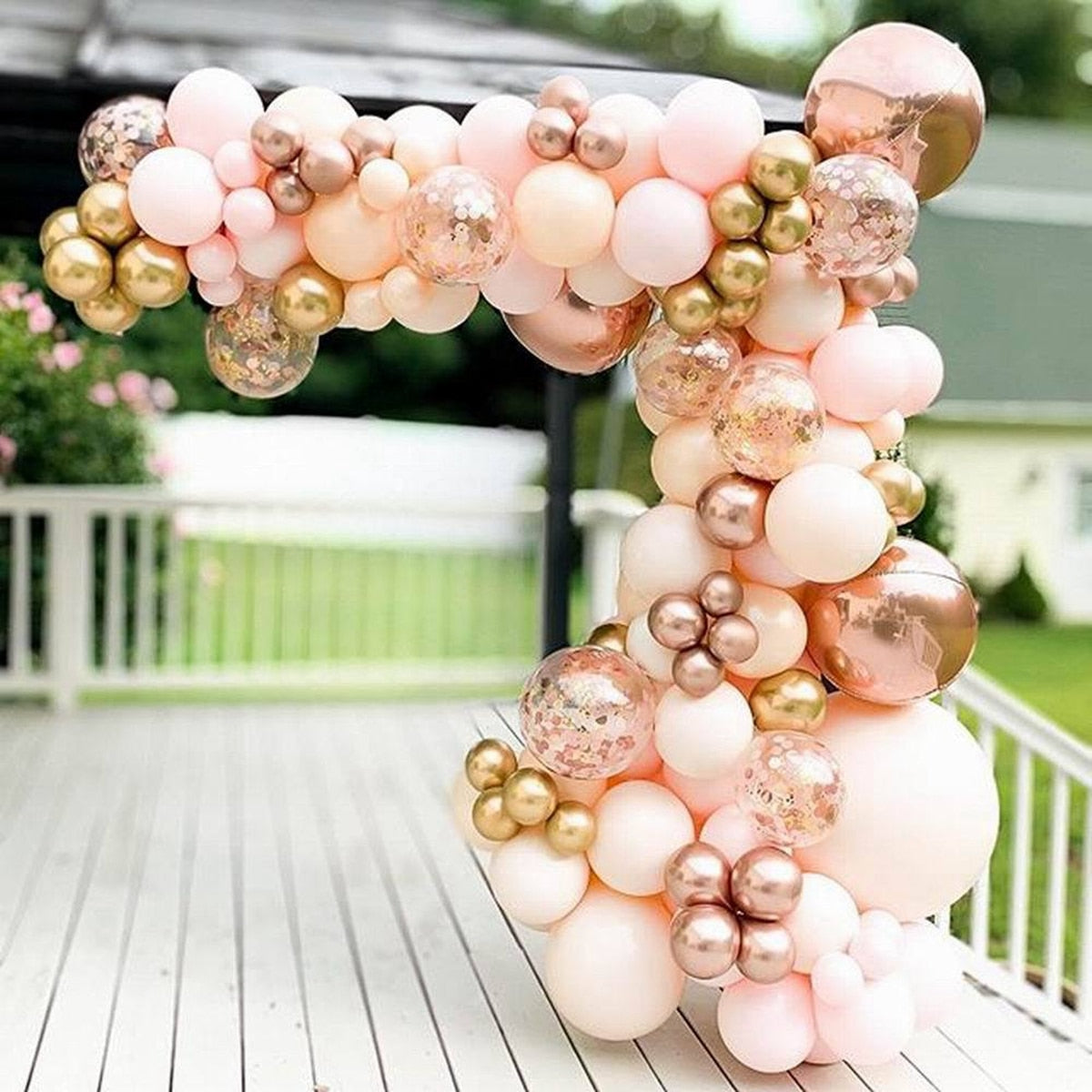 Macaron Balloons Garland Arch Rose Gold Confetti Ballon Wedding Birthday Baloon Birthday Party Decor Kids Baby Shower