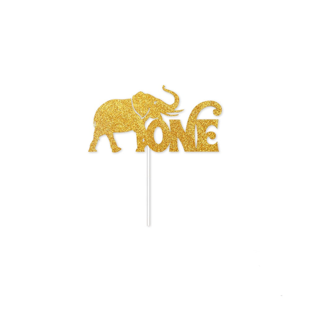 New! Wild One Birthday Party Balloons Jungle Safari Party Forest Decoration Kids First 1st Birthday Safari Jungle Party Supplies