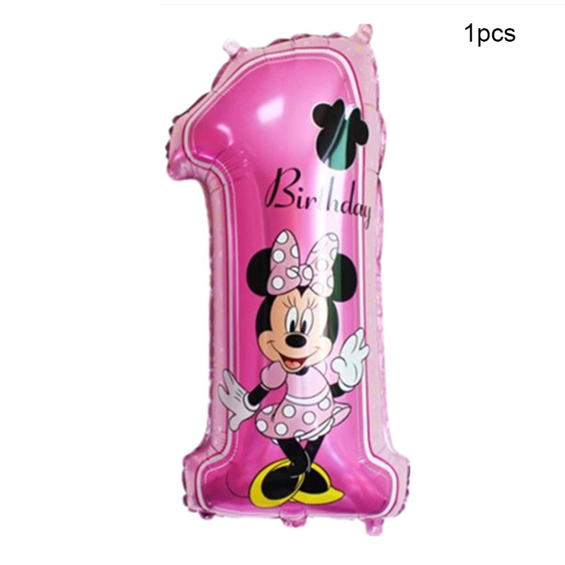 Disney Minnie Mouse Theme Birthday Party Supplies Cup Plate Kids Girl Birthday Party Decoration Disposable Tableware Set