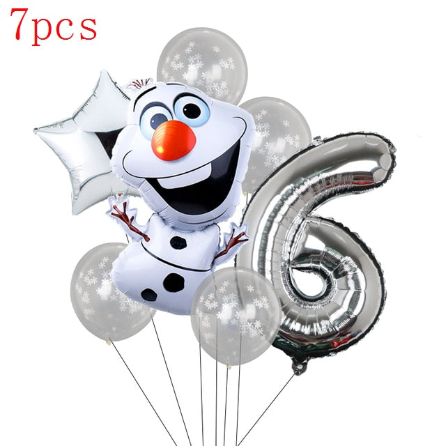 Disney Frozen Princess Elsa Foil Balloons18inch Birthday Helium Balloon Baby Shower Party Globos Kid's Toy Gifts Girls