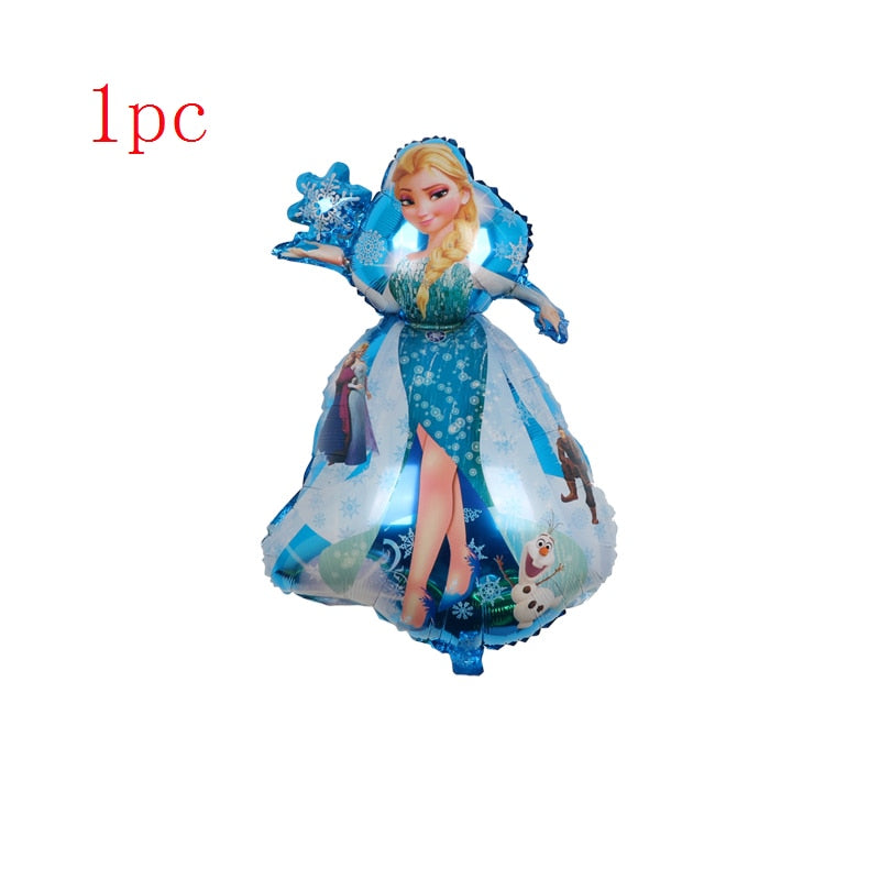 Disney Frozen Princess Elsa Foil Balloons18inch Birthday Helium Balloon Baby Shower Party Globos Kid's Toy Gifts Girls