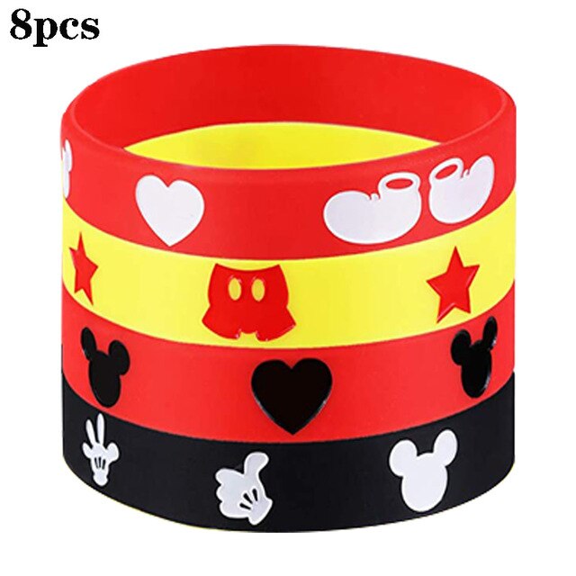 Cartoon Mickey Mouse Theme Cutlery Kids Party Decoration Children Birthday Party Baby Bath Cup Plate Party Supplies Dinner sets