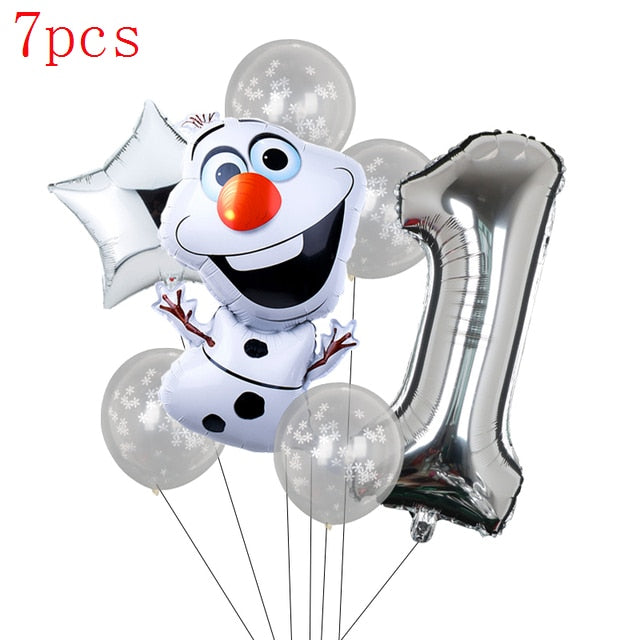 Disney Frozen Princess Elsa Foil Balloons18inch Birthday Helium Balloon Baby Shower Party Globos Kid's Toy Gifts Girls