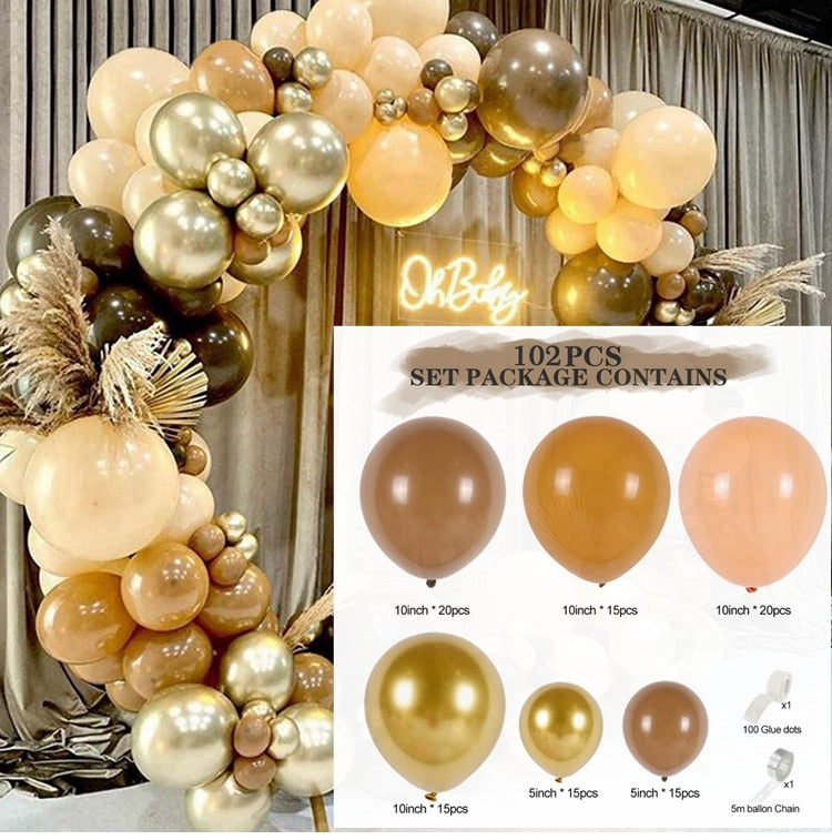 Macaron Balloons Garland Arch Rose Gold Confetti Ballon Wedding Birthday Baloon Birthday Party Decor Kids Baby Shower