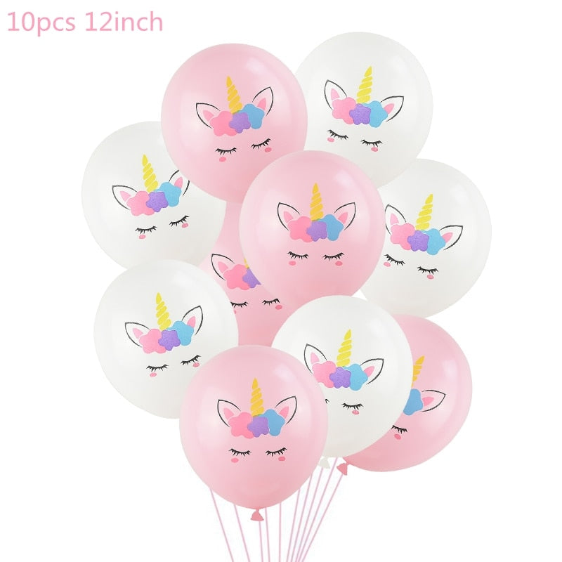 Unicorn Party Balloons Birthday