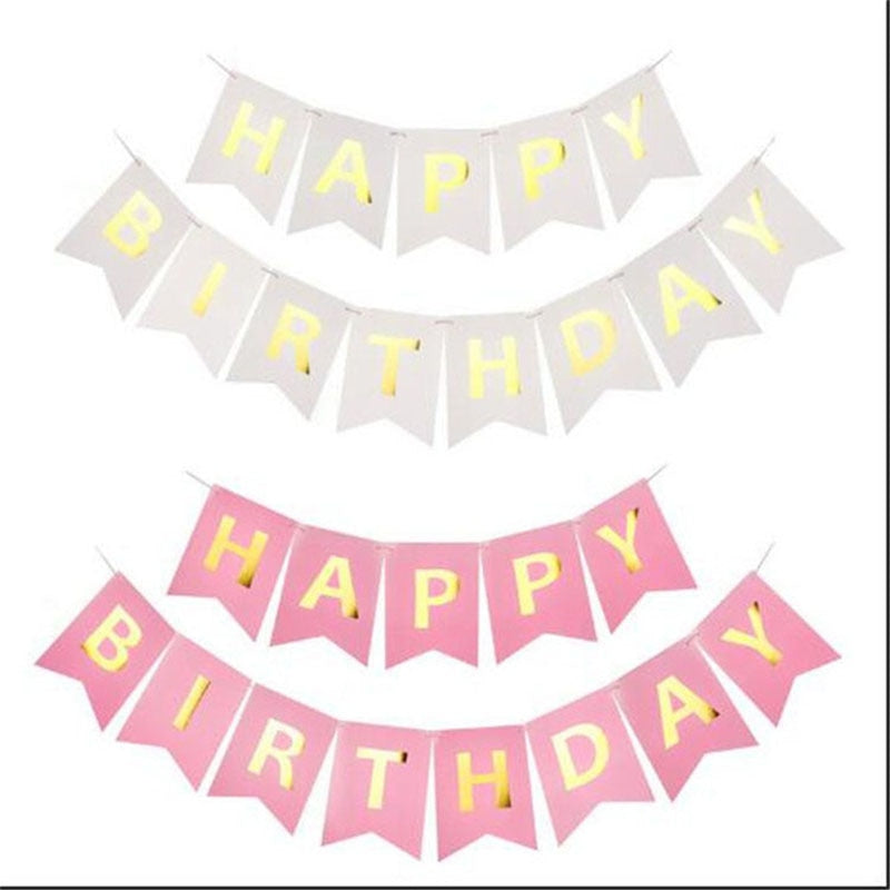 Multi Themes Happy Birthday Banner Baby Shower Birthday Party Decorations Photo Booth Happy Birthday Bunting Garland Flags