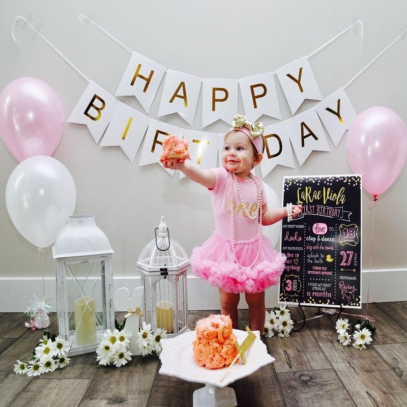 Multi Themes Happy Birthday Banner Baby Shower Birthday Party Decorations Photo Booth Happy Birthday Bunting Garland Flags