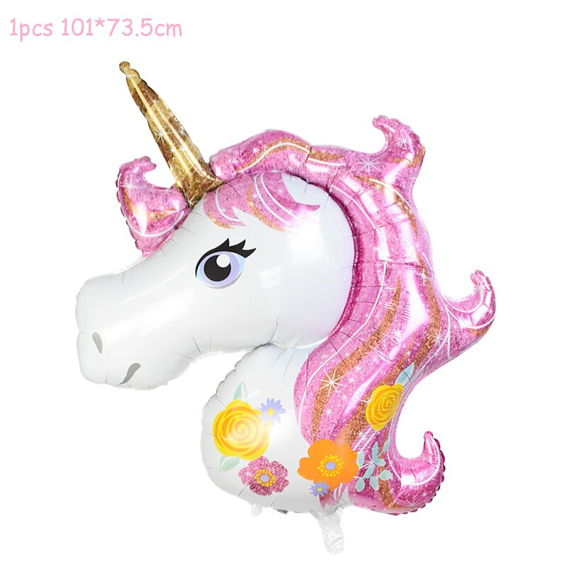 Birthday Girl Unicorn Headband with Sash Unicorn Cake Topper Baby Shower Girl Birthday Party Decorations Unicorn Party Supplies