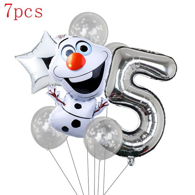 Disney Frozen Princess Elsa Foil Balloons18inch Birthday Helium Balloon Baby Shower Party Globos Kid's Toy Gifts Girls