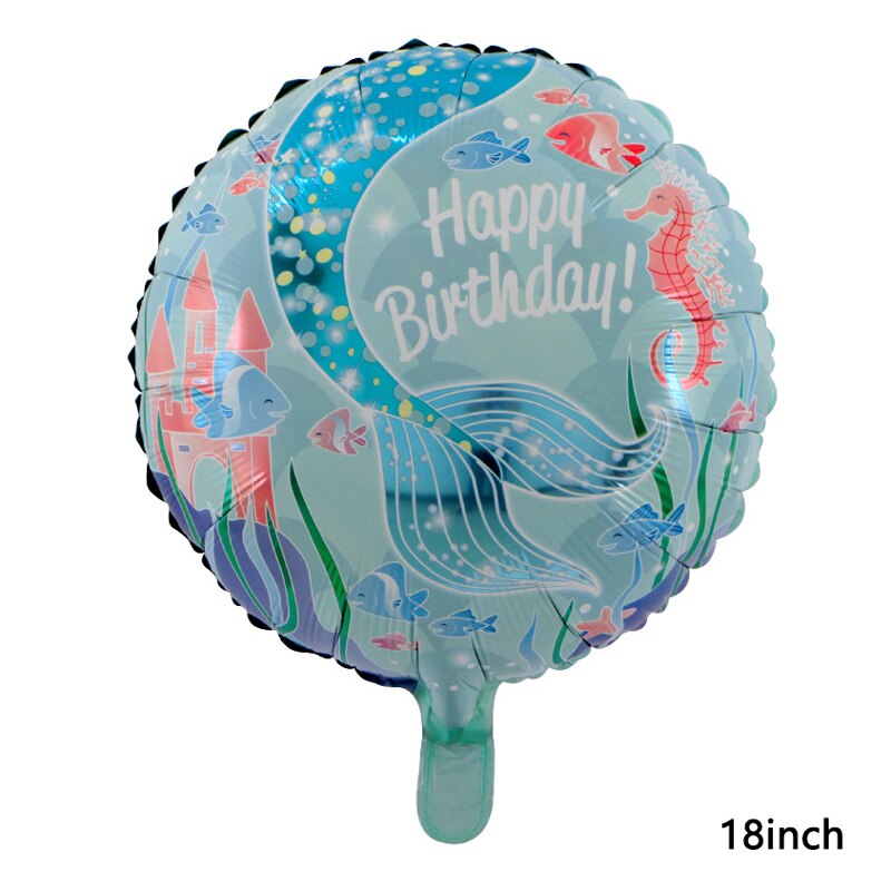 Little Mermaid Party Supplies Mermaid Balloon Banner Decoration Mermaid Birthday Party Favors Kids Birthday Parties Decorations