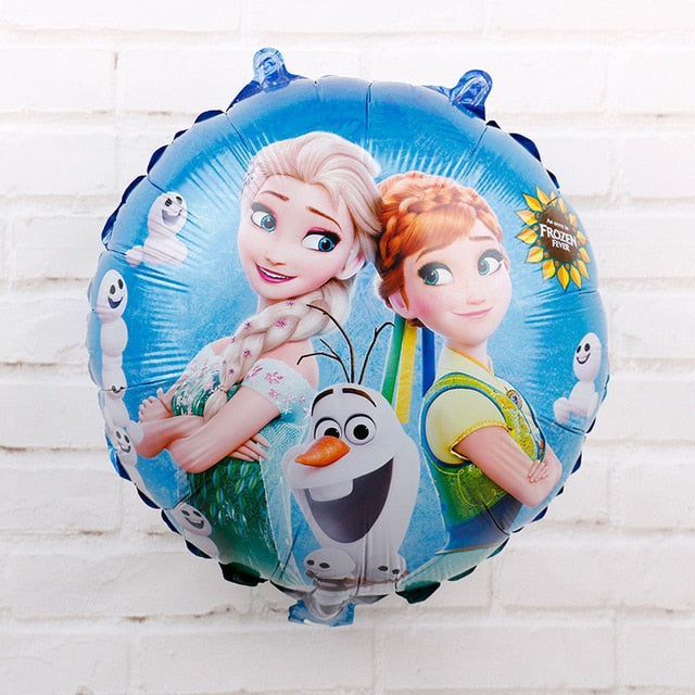 Disney Frozen Anna and Elsa Princess Birthday Party Decorations Kids Disposable Tableware Birthday Party Decorations Supplies