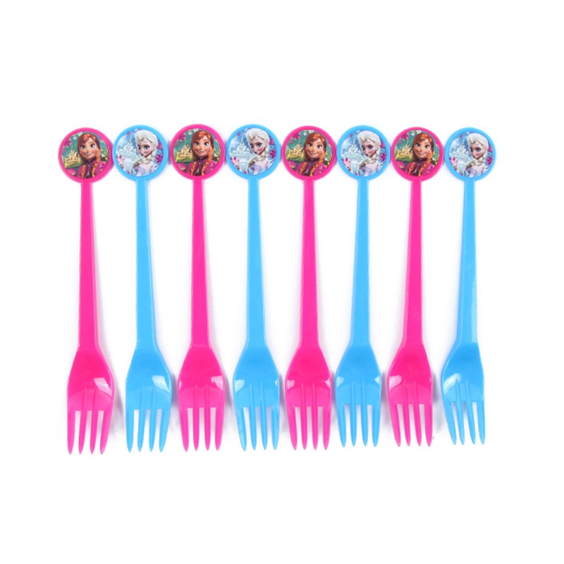 Disney Frozen Anna and Elsa Princess Birthday Party Decorations Kids Disposable Tableware Birthday Party Decorations Supplies