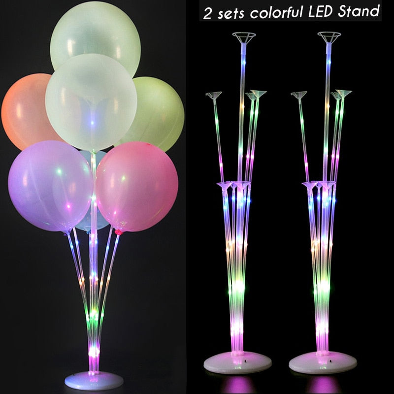 Girl Birthday Party Balloons Stand Balloon Holder Plastic Balloon Stick Birthday Party Decorations Wedding Balloon Baby Shower