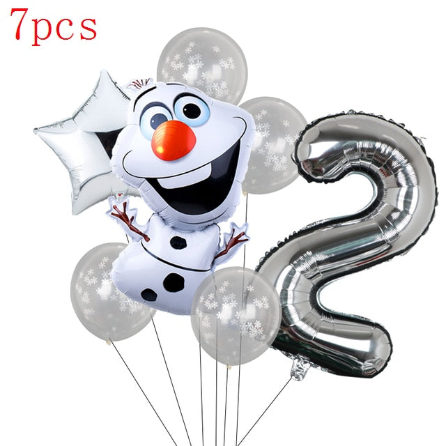 Disney Frozen Princess Elsa Foil Balloons18inch Birthday Helium Balloon Baby Shower Party Globos Kid's Toy Gifts Girls