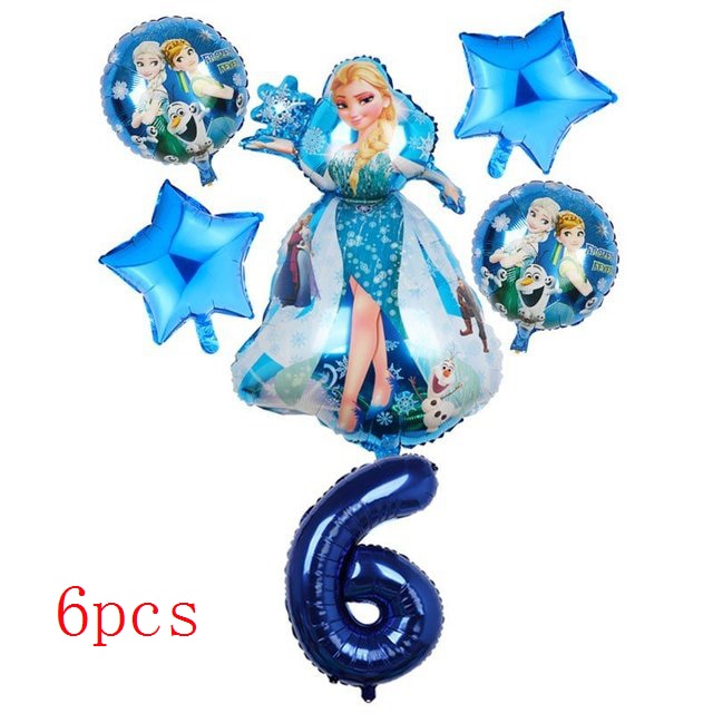 Disney Frozen Princess Elsa Foil Balloons18inch Birthday Helium Balloon Baby Shower Party Globos Kid's Toy Gifts Girls