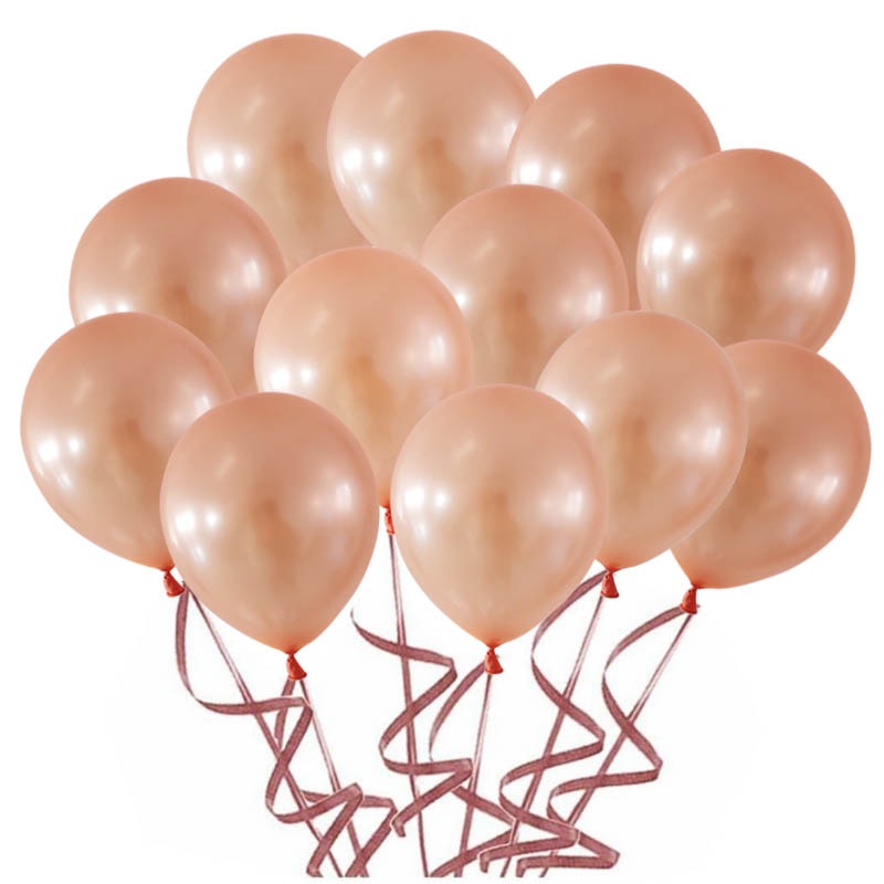 10/20pcs Gold Black Pink Latex Balloons Birthday Party Decorations Adult Wedding Decorations Helium Globos Baby Shower Ballon
