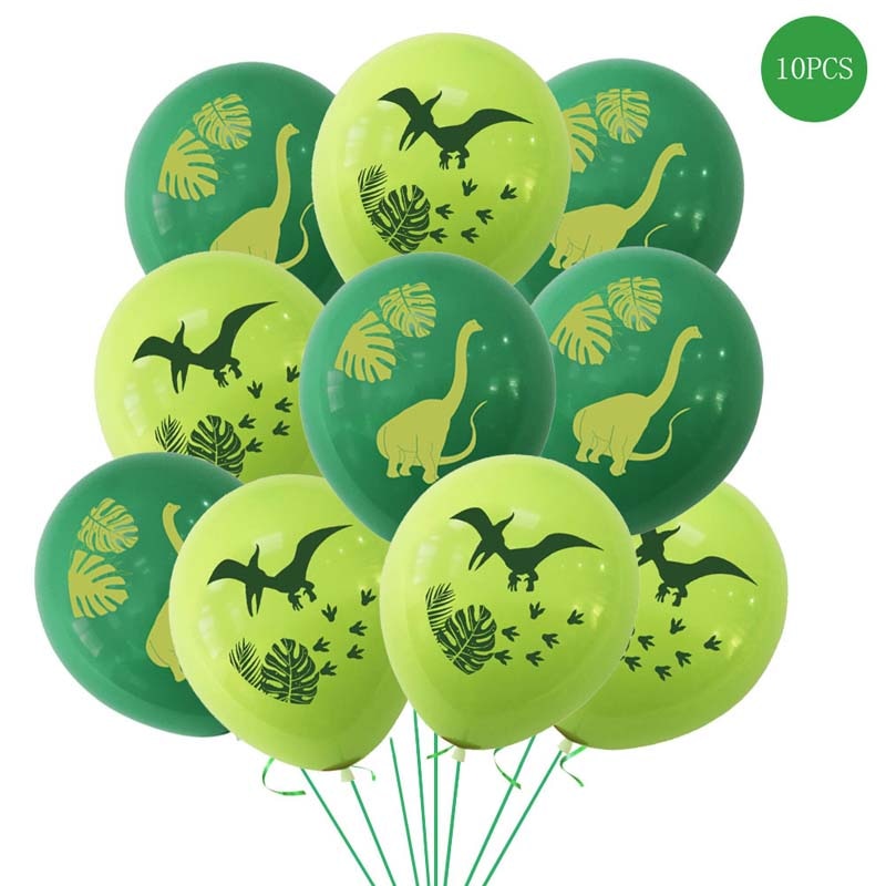 10pcs 12inch Jungle Wild Animal Party Supplies Birthday Decorations Latex White Balloons Kids Birthday Party Animal Balloons