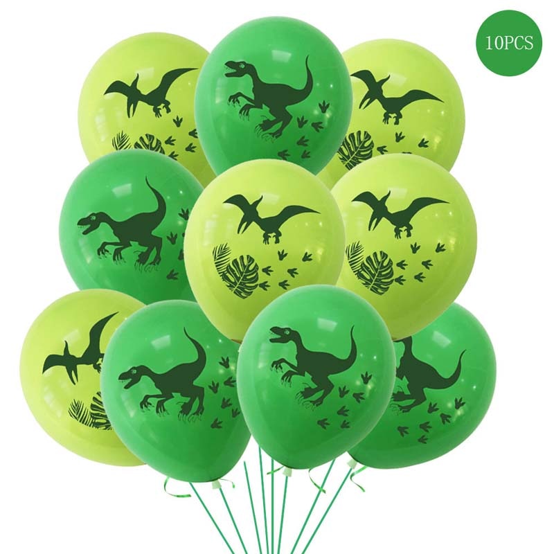 10pcs 12inch Jungle Wild Animal Party Supplies Birthday Decorations Latex White Balloons Kids Birthday Party Animal Balloons