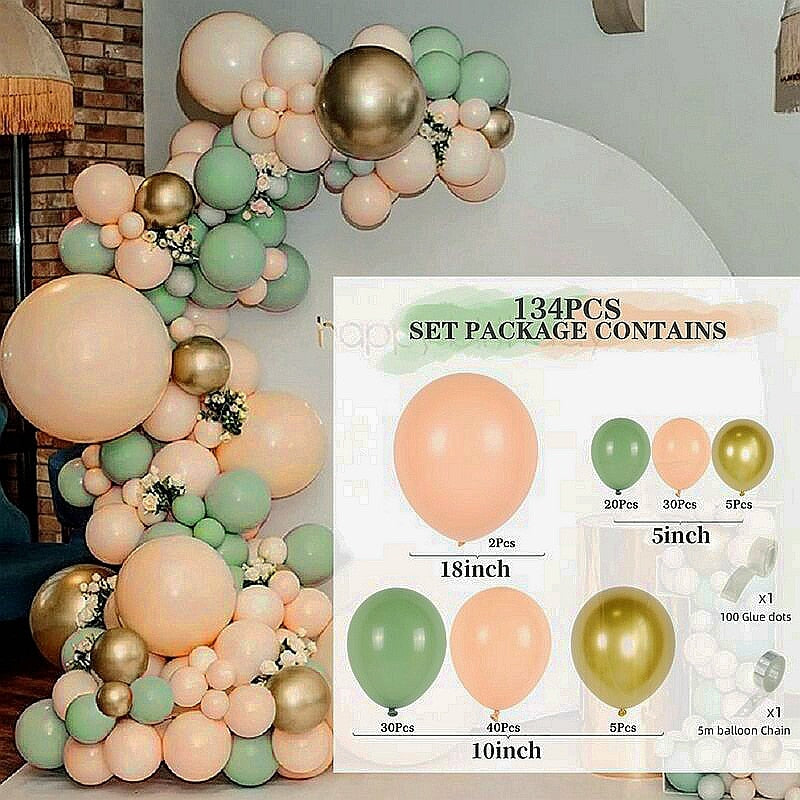 Macaron Balloons Garland Arch Rose Gold Confetti Ballon Wedding Birthday Baloon Birthday Party Decor Kids Baby Shower