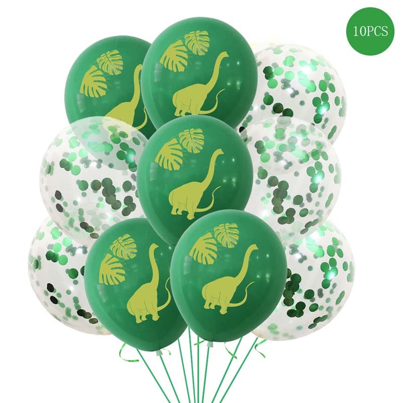 10pcs 12inch Jungle Wild Animal Party Supplies Birthday Decorations Latex White Balloons Kids Birthday Party Animal Balloons