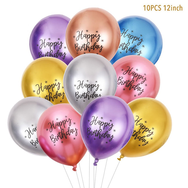 10pcs 12inch Jungle Wild Animal Party Supplies Birthday Decorations Latex White Balloons Kids Birthday Party Animal Balloons