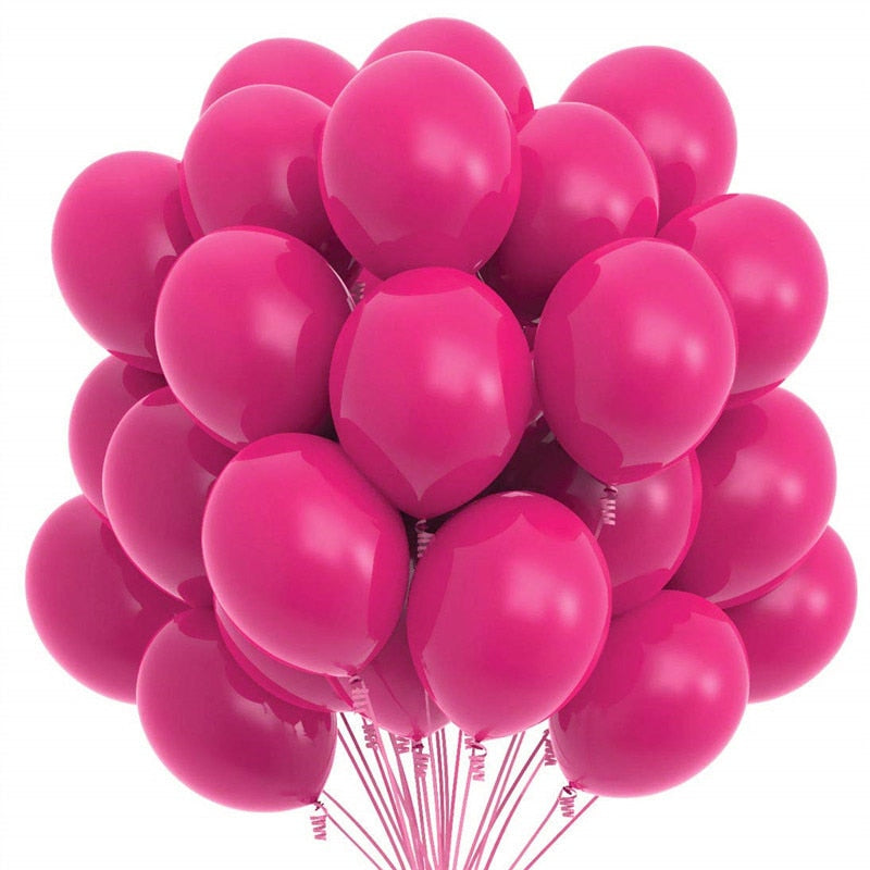 10/20pcs Gold Black Pink Latex Balloons Birthday Party Decorations Adult Wedding Decorations Helium Globos Baby Shower Ballon