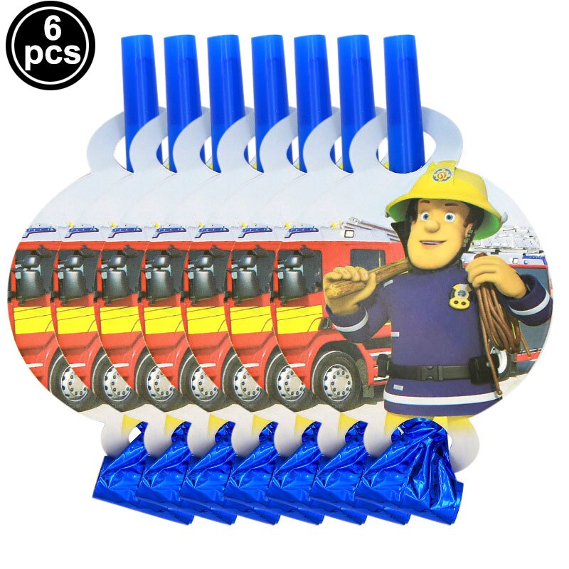 Jumbo Fireman Sam Balloons Fire Truck Foil Ballons Firefighter Themed Birthday Party Decortions Baby Shower Fire Engine Ballons