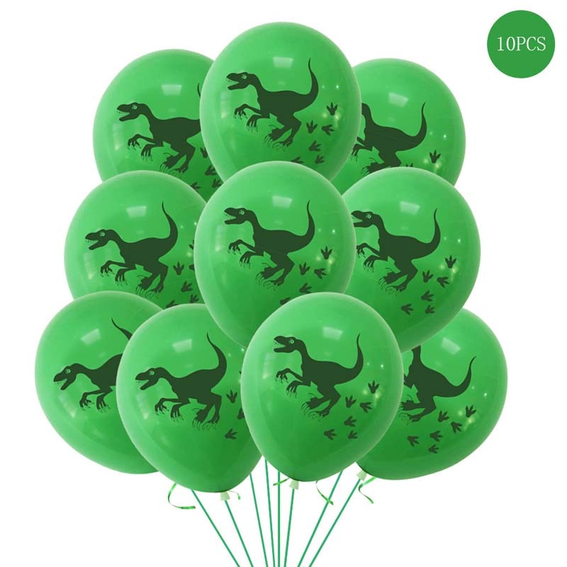 10pcs 12inch Jungle Wild Animal Party Supplies Birthday Decorations Latex White Balloons Kids Birthday Party Animal Balloons